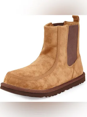 UGG mini bloke mid rise boots in chestnut tan thumbnail 2