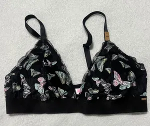 PINK Victoria's Secret Butterfly Wireless Bra Large thumbnail 2