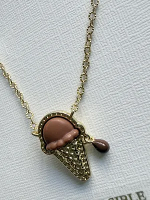 Kendra Scott Ice Cream Gold Short Pendant Necklace thumbnail 2