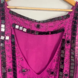 Free People SPEAK EASY Size 4 Pink Sequins Beads Mini NEW FLAWED thumbnail 12