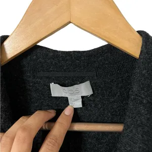 COS Wool Gray Button Down Cardigan Sweater thumbnail 6