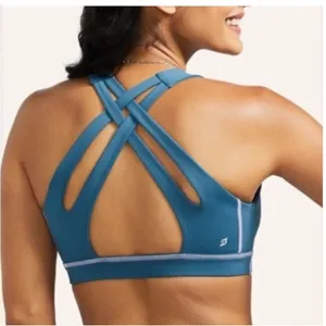 Peloton Move Mission Blue Sports Bra Women's Size‎ M Activewear thumbnail 8