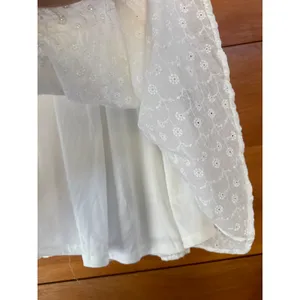 NWT Lulus Sunny Day Stunner White Eyelet Embroidered Babydoll Dress LWD Party L thumbnail 8