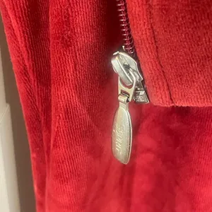 Esprit Y2K Retro Velour Tracksuit - No Size Tag - Red thumbnail 8