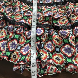 ALICE & OLIVIA Arnette Dress S Palace Tiles Drop Waist Tiered cottagecore thumbnail 13