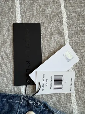 NWT Kendall + Kylie Denim Bustier thumbnail 5