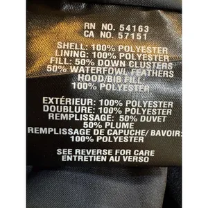 Cole Haan Signature Down Puffer Coat with Bib Size Small Blue, Retail $249 thumbnail 9