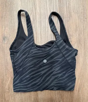 Lululemon Align Tank Top Le Tigre Camo Deep Coal Multi Size 2 Nulu Yoga Bra thumbnail 1