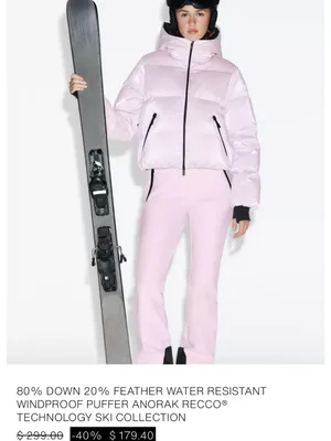 Zara 80% DOWN 20% FEATHER WATER RESISTANT WINDPROOF PUFFER ANORAK‎ RECCO® thumbnail 7