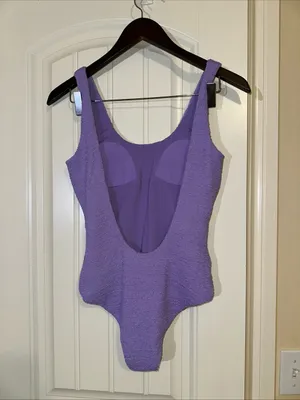It's Now Cool The Backless One Piece Bloom Crimp Swimsuit S NWOT thumbnail 6