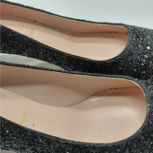 $238 Kate Spade Womens Heels Size 7M Black Glitter Pumps Wedding Party Holiday thumbnail 12