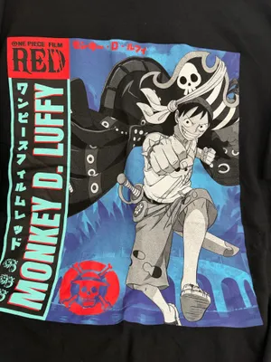 Ripple Junction Monkey D. Luffy Graphic Tee - Black thumbnail 2
