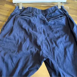 Xirena Navy Blue Thatcher Pants Button Fly Straight Leg Relaxed XS Boyfriend thumbnail 6