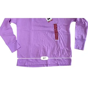 90 Degrees by Reflex Lounge Modal Top Sweatshirt Purple XL NWT‎ Athleisure thumbnail 6