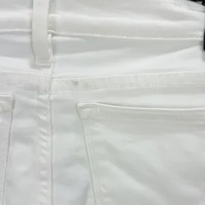 J.Crew 8" Toothpick Jean White Skinny Stretch Classic Denim Womens US 24 NWT thumbnail 9