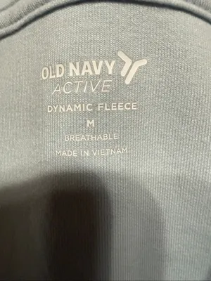 Old Navy Active Dynamic Fleece Jogger Set Sz M Gray thumbnail 3