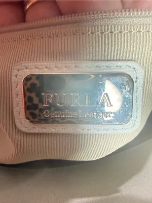 Furla Ivory Saffiano Leather Structured Tote Bag thumbnail 13