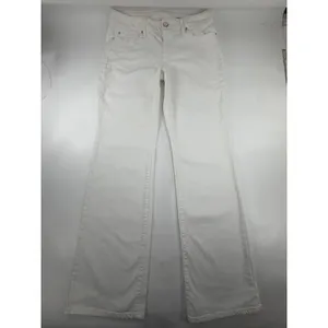 Lilly Pulitzer Babe Boot Cut Jeans Womens 12 White Stretch Denim Pants RN 88189 thumbnail 2