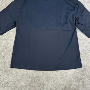 Nike Women’s Short Sleeve Cotton Shirt Top Crewneck in Black XS thumbnail 7