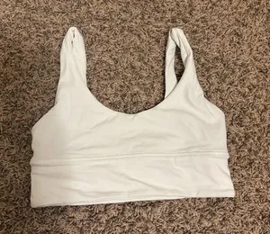 Lululemon Align Bra *Light Support A/B Cup 6 White Neutral No Pads Pull Over thumbnail 1