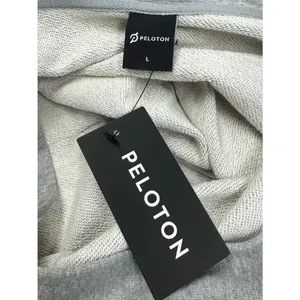 NEW Peloton Rainbow Spellout Zip Up Hoodie Women’s Large thumbnail 6