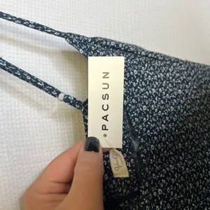 John Galt PacSun Navy Blue Ditsy Floral Mini Dress NWT 1SZ MH314-Z129S thumbnail 4