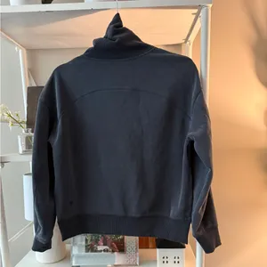 NWOT lululemon Softstreme turtleneck pullover, black, size 0. thumbnail 2