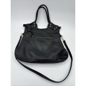 GG Boss Black Leather Large Hobo Bag Vintage Y2K thumbnail 6
