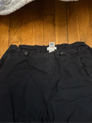 Garage black parachute pants thumbnail 3