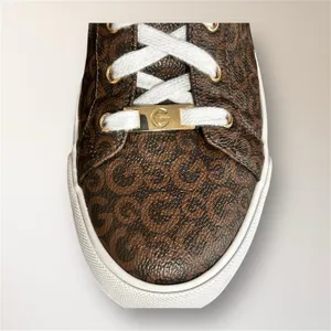GBG Los Angeles 8.5M Brown Gold Monogram Sneakers‎ Metal Logo GGONARINJR Casual thumbnail 9