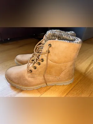 Cliffs by WHITE MOUNTAIN Tan Lace-Up Faux-Suede Ankle Boots thumbnail 3