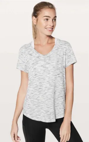 Lululemon Meant To Move Short Sleeve Tee Tiger Space Dye 8 M Anti Stink Run thumbnail 1