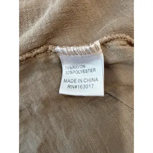 Princess Polly Cropped Top Womens 2 Beige knit Long Sleeve Boho Tie Waisted thumbnail 13