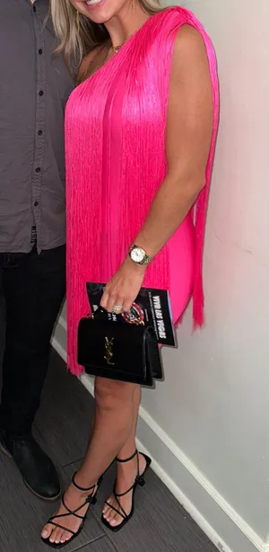 Fringe Dress Pink thumbnail 1