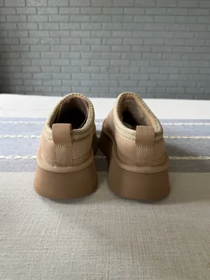 Koolaburra by Ugg NWT Burree Platform Shoes Slippers Desert Stone Sand Size 7 thumbnail 3