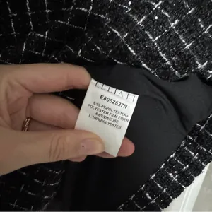 NWT ELLIATT Galadirel Check Tweed Minidress Black Size Small thumbnail 4