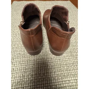 Royu Sophia Women's‎ Booties with Block Heel, Size 7m Brown with Side Zippers thumbnail 2