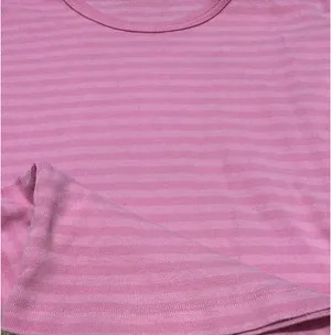 pink striped Brandy Melville Tee shirt thumbnail 2