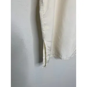 Cream Jacque & Koko Silk Short Sleeve Button Up Shirt Sz 18/20 thumbnail 8