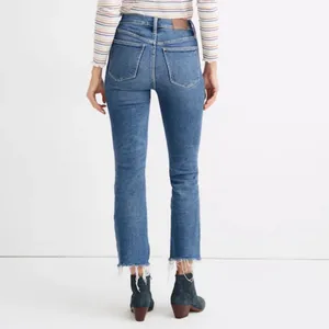 madewell Curvy Cali Demi-Boot Crop Jeans size 23 Blue thumbnail 3