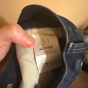 Mother Dazzler Hover High Rise Straight Leg Jeans in Depth of Field thumbnail 8