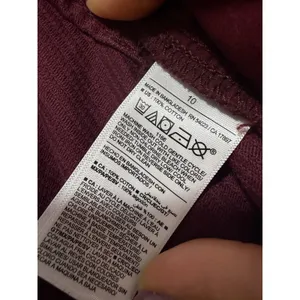 Old Navy Women Burgundy Corduroy High Waisted Wide Leg Pants Maroon Pants 10 thumbnail 14