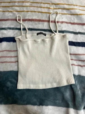 Brandy Melville Tank Top White thumbnail 2