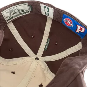 47 Brand Detroit Pistons Hat Fitted Cap NBA Basketball Y2K Vintage Brown Unisex OS thumbnail 6