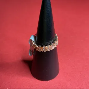 Bomb Party RG43260 “Call Me Stunning” Cubic Zirconia on Rose Gold Sz 10 Ring NWT thumbnail 2