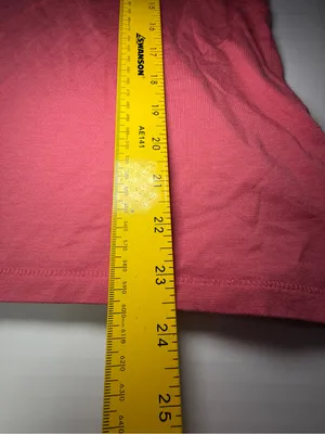 L.L. Bean Women's Coral/red Scoop Neck Short Sleeve Tee thumbnail 4