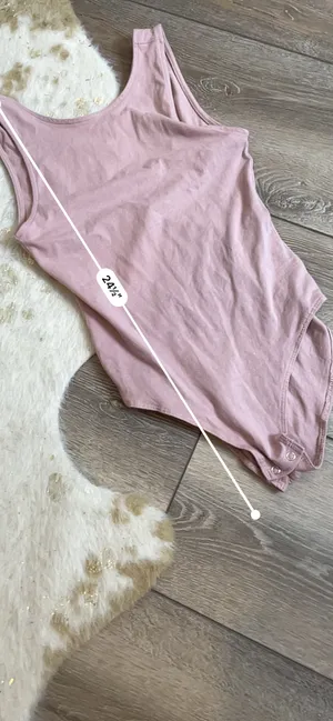 American Eagle Blush Pink Scoop Back Bodysuit thumbnail 3