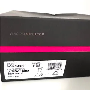 Vince Camuto Membidi Blue Gray Suede Mid Boots 5.5 thumbnail 6
