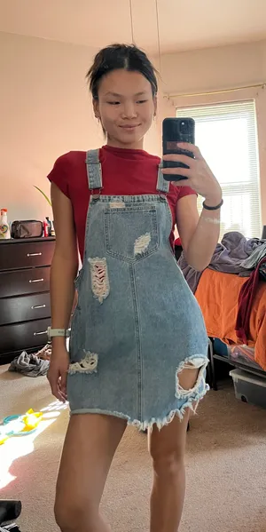 Cello Jeans denim dress thumbnail 1