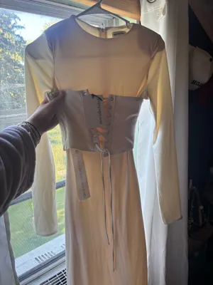 Mars The Label Dress White Size XS thumbnail 5